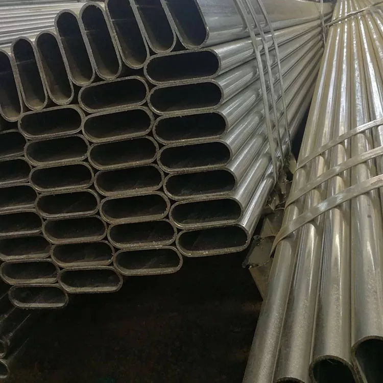 Small diameter galvanized oval tubes