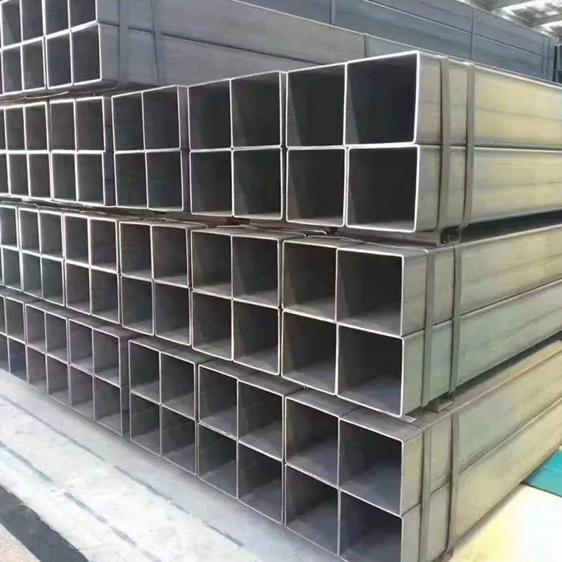 Rett splitt svart rektangulært rør